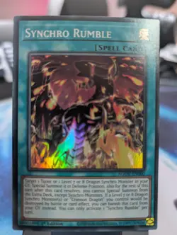 YuGiOh! Synchro Rumble AGOV-EN060 Rare 1st Ed - Image 1