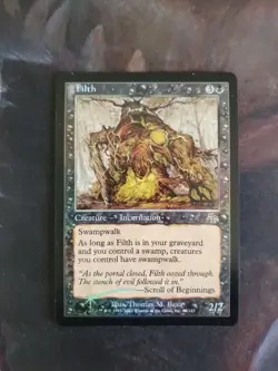 Magic MTG Filth Judgment Card Foil - Image 1
