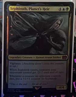 Sephiroth, Planet's Heir Final Fantasy Foil MTG M 0553 - Image 1
