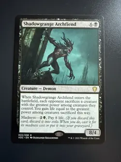 MTG / Shadowgrange Archfiend / Nm 22 - Image 1