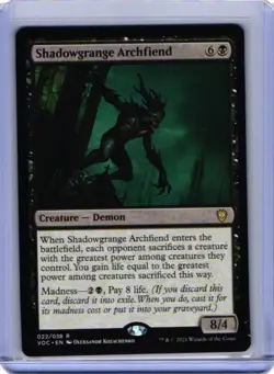 MTG / Shadowgrange Archfiend / Nm 22 - Image 1