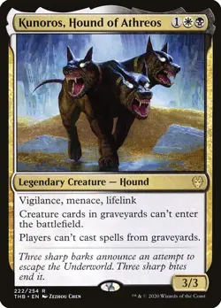 Kunoros, Hound of Athreos [Theros Beyond Death] Foil Near Mint MTG - Image 1