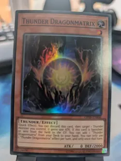 YuGiOh! Thunder Dragonmatrix OP09-EN006 Super Rare - Image 1