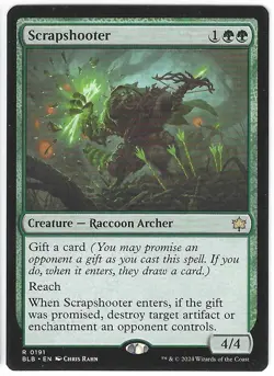 Magic the Gathering MTG - Bloomburrow: Scrapshooter Rare Card #191 - Image 1