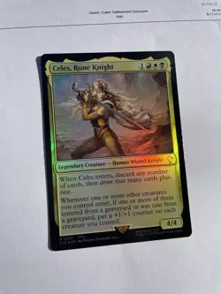 1x FOIL Celes, Rune Knight Commander: Final Fantasy MTG MAGIC THE GATHERING - Image 1