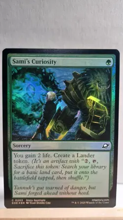 Sami's Curiosity Foil Common [NM] - MTG EOE - Image 1