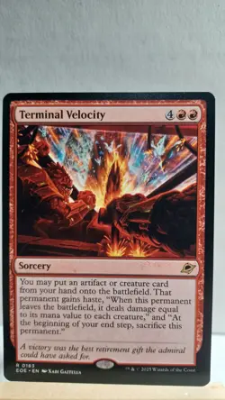 Terminal Velocity Non-Foil Rare [NM] - MTG EOE - Image 1