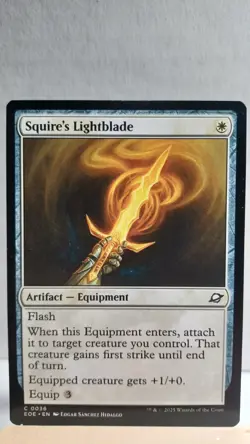Squire's Lightblade Non-Foil Common [NM] - MTG EOE - Image 1