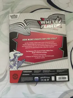 Pokemon TCG Scarlet Violet White Flare Binder Collection SEALED BRAND NEW - Image 2