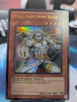 YuGiOh! Wulf, Lightsworn Beast RYMP-EN103 Ultra Rare 1st Ed - Image 1