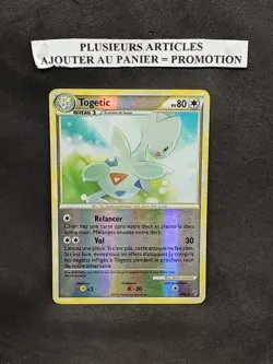 Togetic Reverse - HS04:Indomptable - 39/90 - Carte Pokemon Francaise - Image 1
