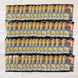 60 Packs Pokemon Amada Hyper Sticker WAZA Vintage Unused Bandai Japanese - Image 2