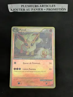 Pyroli Reverse - HS04:Indomptable - 26/90 - Carte Pokemon Francaise - Image 2