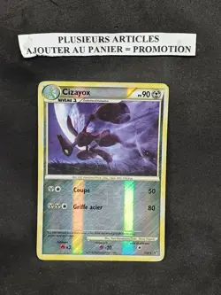 Cizayox Reverse - HS04:Indomptable - 7/90 - Carte Pokemon Francaise Rare - Image 1