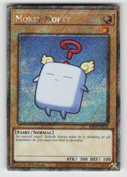 Mokey Mokey Yugioh RA04-EN126 Platinum Secret Rare PSR NM - Image 1