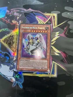 Yugioh Card - Valkyrion The Magna Warrior RP02-EN092 Secret Rare Original 1996 - Image 1
