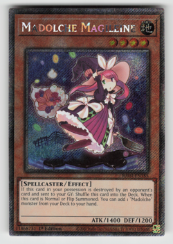 Madolche Magileine Yugioh RA04-EN185 Platinum Secret Rare PSR NM - Image 1