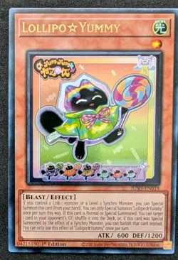 JUSH-EN018 Lollipo☆Yummy Ultra Rare 1st Ed YuGiOh - Image 1