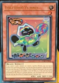 JUSH-EN018 Lollipo☆Yummy Ultra Rare 1st Ed YuGiOh - Image 4
