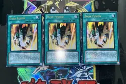 Yugioh Cards - Dark Fusion X3 LCGX-EN099 Ultra Rare Unlimited - Image 1