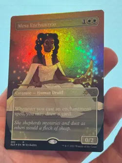 1X FOIL Mesa Enchantress BORDERLESS NM MTG Magic Secret Lair Jen Bartel EDH - Image 2