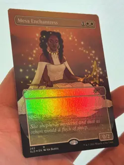 1X FOIL Mesa Enchantress BORDERLESS NM MTG Magic Secret Lair Jen Bartel EDH - Image 3