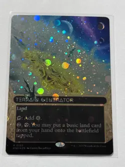 Terrain Generator 0133 Borderless Galaxy Foil Edge of Eternities Foil #133 - Image 1