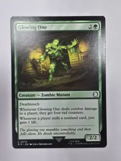 Glowing One Universes Beyond: Fallout Regular Magic The Gathering Nm - Image 1