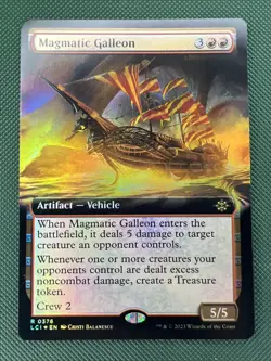 Magmatic Galleon Extended Foil, Lost Caverns of Ixalan, MTG - Image 1