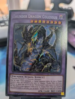 YuGiOh! Thunder Dragon Colossus SOFU-EN037 Secret Rare 1st Ed - Image 1