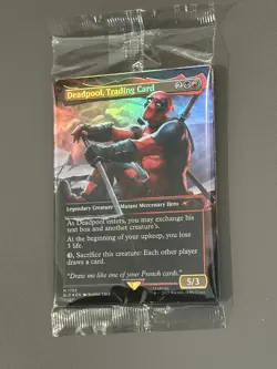 Secret Lair X Marvel Deadpool Rainbow Foil Edition Open Package Sealed Cards. - Image 1