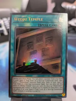 YuGiOh! Wedju Temple INFO-EN054 Ultra Rare 1st Ed - Image 1