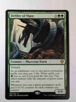 MTG Magic the Gathering Defiler of Vigor (160/552) Dominaria United LP - Image 1