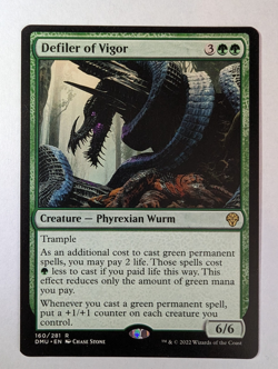 MTG Magic the Gathering Defiler of Vigor (160/552) Dominaria United LP - Image 2