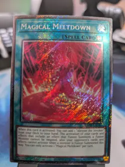 YuGiOh! Magical Meltdown RA04-EN280 Platinum Rare 1st Ed - Image 1