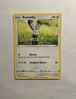 146/192 Bunnelby - Rebel Clash - Common Pokemon TCG Card - Image 3