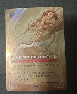 1x The Islands I Pulled From The Sea - 216/204 - Enchanted - Holofoil NM-Mint Di - Image 1