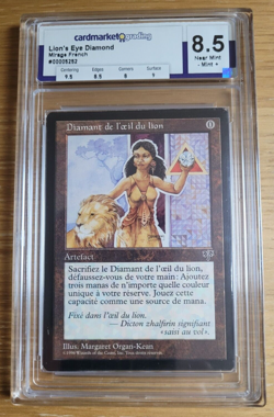 MTG Lion's Eye Diamond, Mirage, French 8,5 NearMint + - Image 1
