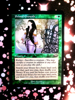 MTG 24A - LP FOIL PRIMAL GROWTH PLANESHIFT #87 - MAGIC THE GATHERING - Image 1