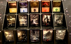 GirlGames - MTG FOIL VOW COLLECTOR SET - INNISTRAD CRIMSON VOW BASIC & FULL ART - Image 1