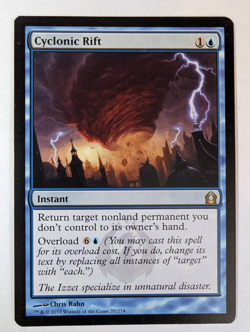 Cyclonic Rift - Magic The Gathering - Return To Ravnica - LP MTG - Image 1