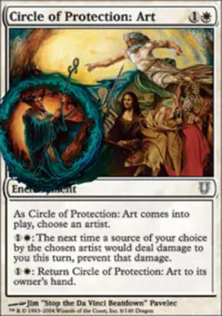 4x Circle of Protection: Art ~ Lightly Played Unhinged MTG Magic x4 4 UltimateMT - Image 1