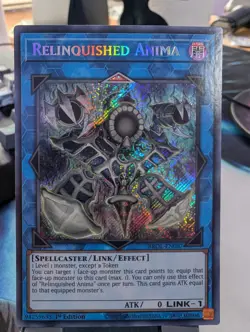 YuGiOh! Relinquished Anima BROL-EN087 Secret Rare 1st Ed - Image 1
