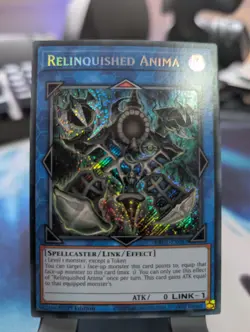 YuGiOh! Relinquished Anima BROL-EN087 Secret Rare 1st Ed - Image 1