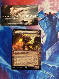Generous Plunderer Foil Showcase The Big Score Outlaws of Thunder Junction - Image 1