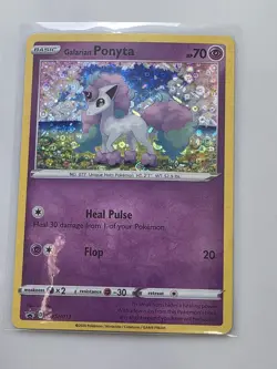 2021 Pokemon 25th Anniversary General Mills Promo Galarian Ponyta #SWSH013 - Image 1