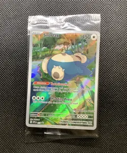 SEALED Pokemon Center Stamp Snorlax SVP 051 Promo 151 Alt Art Centre Exclusive - Image 1