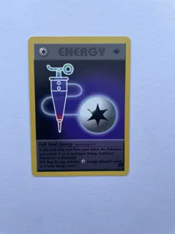 Full Heal Energy 81/82 1st Edition | Team Rocket | Non Holo Pokemon Card NM - Image 1