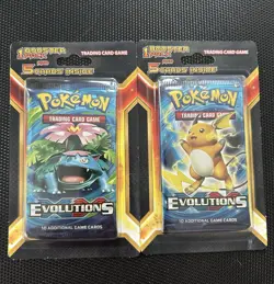 (2) Pokemon 2016 XY Evolutions Legacy Blister Pack + 5 Card - New & Sealed - Image 1