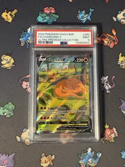 Pokemon Cards Charizard V SWSH260 Ultra Premium Collection Promo - PSA 9 MINT - Image 1